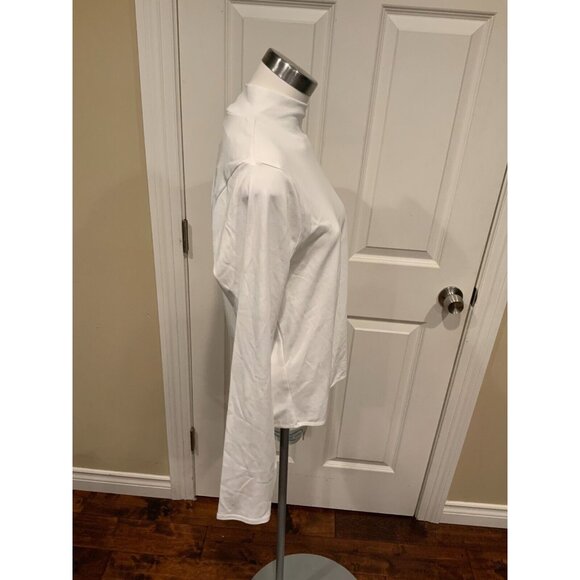 Hill House White Long Sleeve Mock Neck Luna Bodysuit Size 2XL NWT - Picture 4 of 8